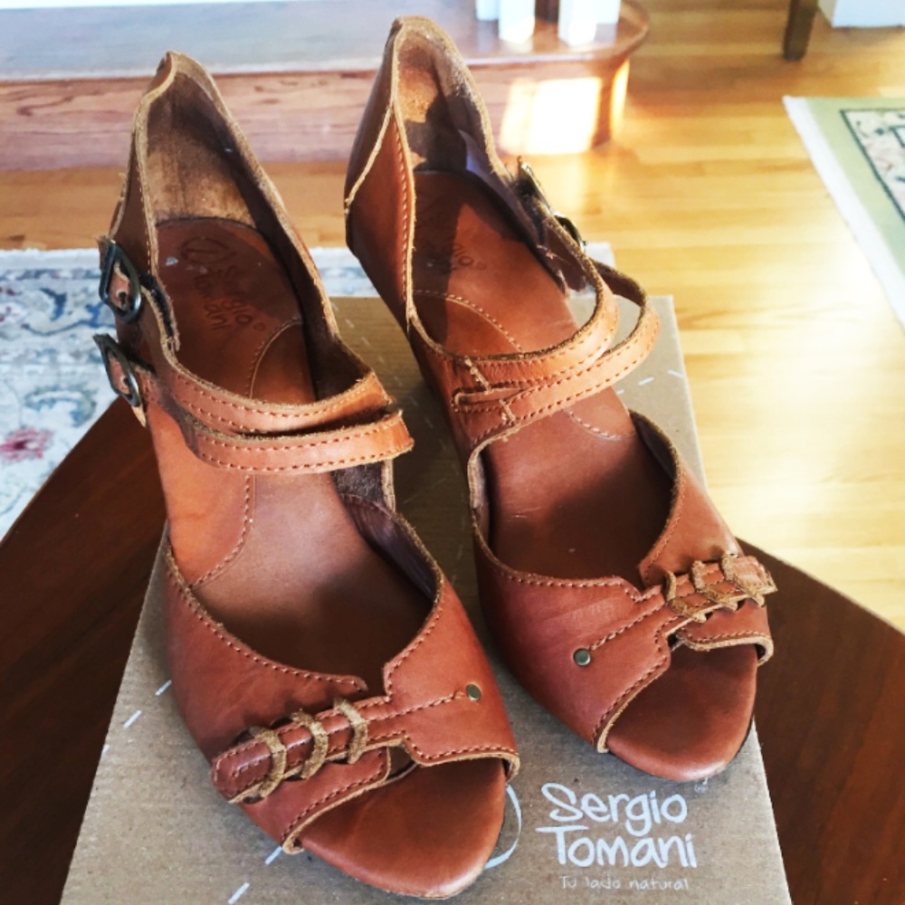 Sergio Tomani Shelia Ethically Made Wedge Sandal